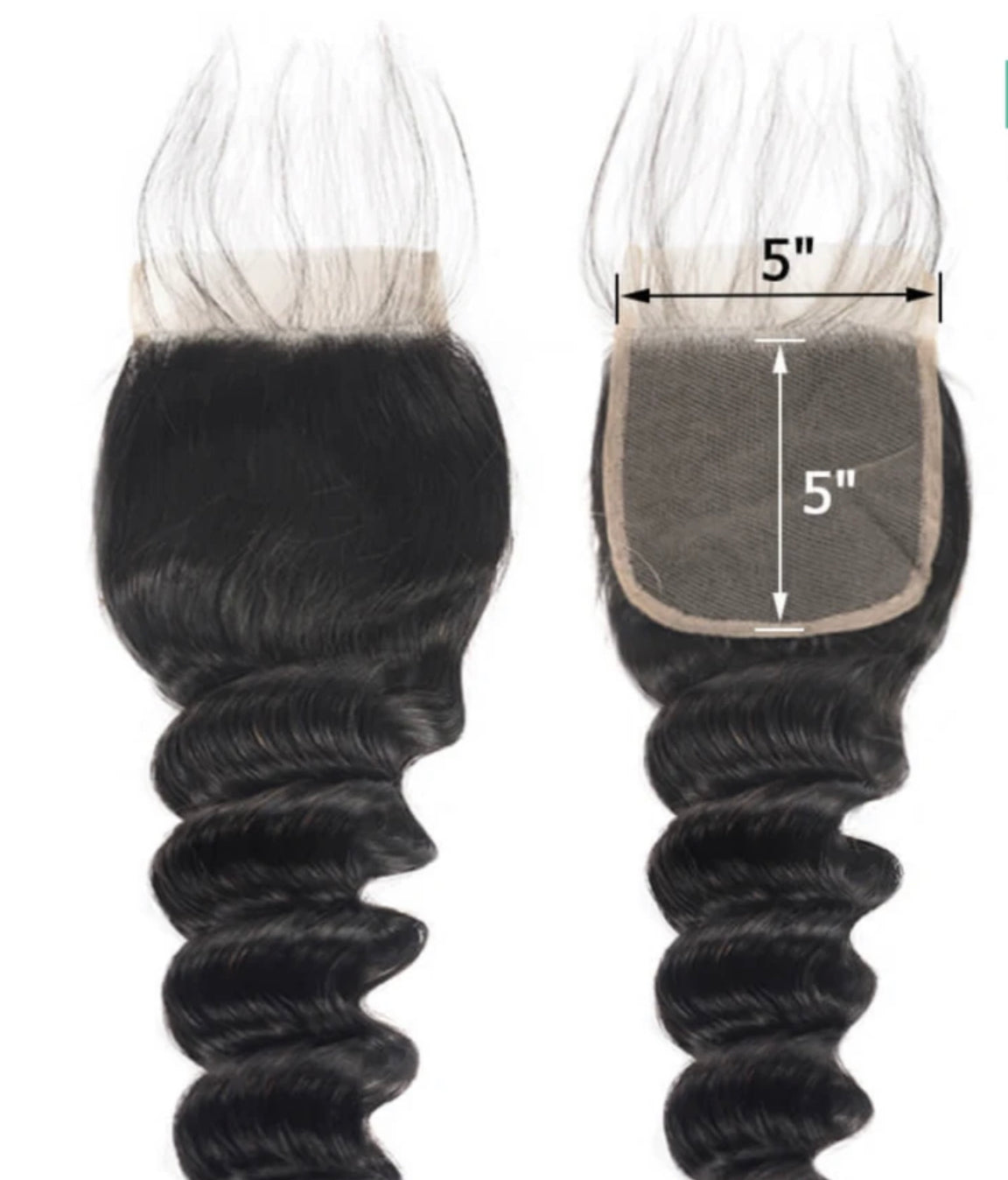 OCEAN WAVE (5X5) SWISS/HD LACE CLOSURE