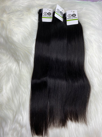 STRAIGHT HAIR BUNDLES (Silver)