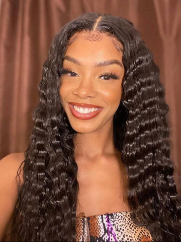 1B OCEAN WAVE SWISS FULL LACE FRONTAL 13X4,13X6 WIG 200% (SILVER)