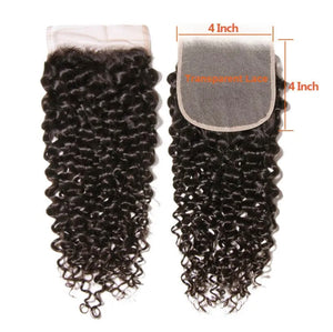 JERRY CURL (4x4) SWISS/HD LACE CLOSURE
