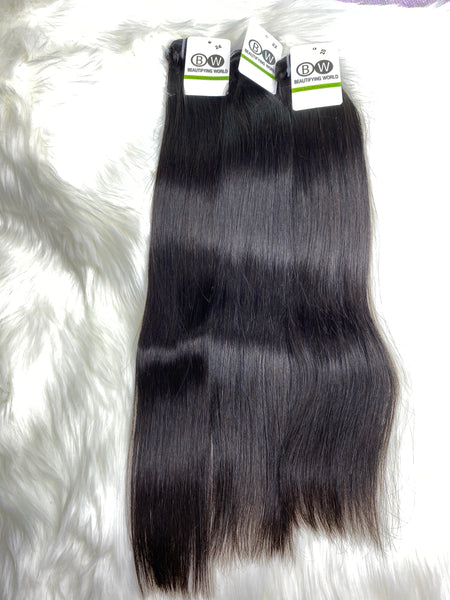 STRAIGHT HAIR BUNDLES (Silver)