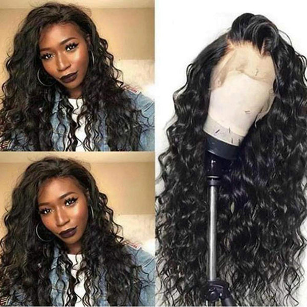 1B OCEAN WAVE SWISS FULL LACE FRONTAL 13X4,13X6 WIG 200% (SILVER)