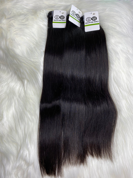 STRAIGHT HAIR BUNDLES (Silver)