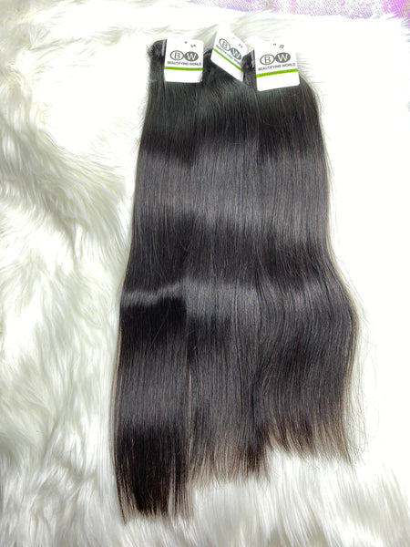 STRAIGHT HAIR BUNDLES (Silver)