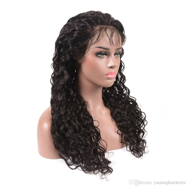 1B ITALIAN CURLS SWISS FULL LACE FRONTAL 13X4,13X6  WIG 200% (SILVER)