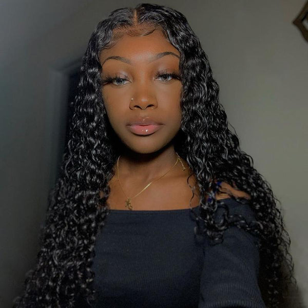 1B JERRY CURLS SWISS FULL LACE FRONTAL 13X4,13X6 WIG 200% (SILVER)