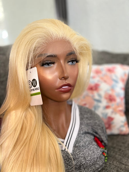 613 HD 30" 13x4 FULL LACE FRONTAL WIG 200% (Silver)