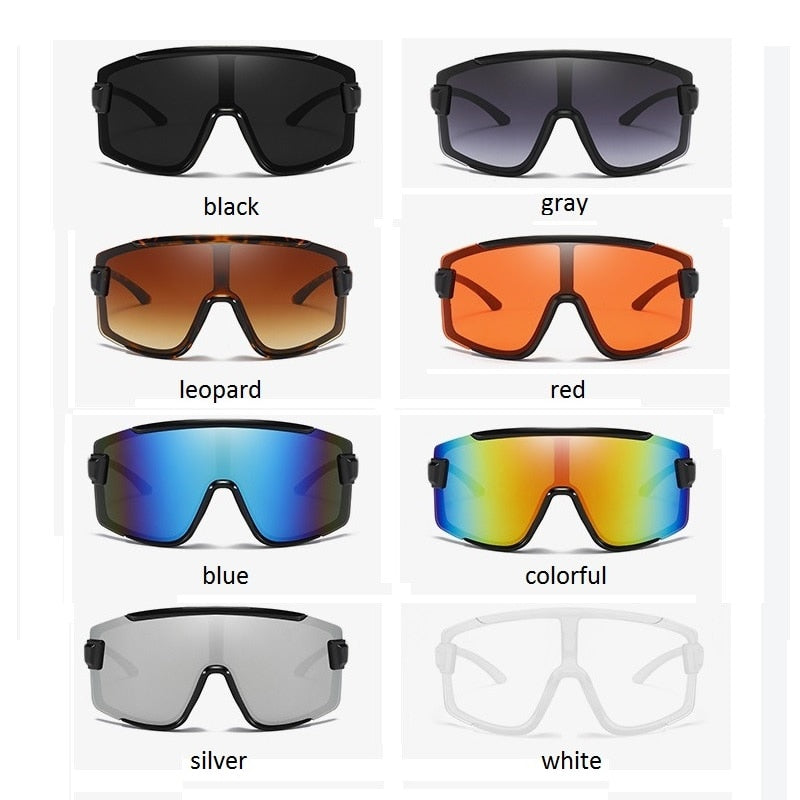 Oversized Frame Goggles shades sport uv400