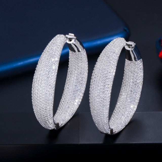 Big Round Hoop Earrings