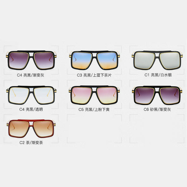 Designer Square Frame Sunglasses