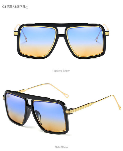 Designer Square Frame Sunglasses