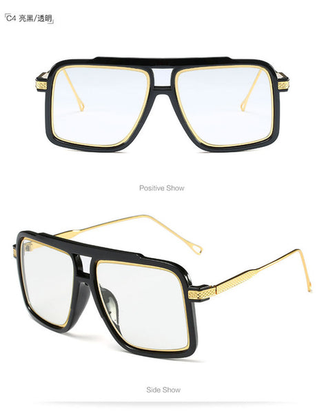 Designer Square Frame Sunglasses