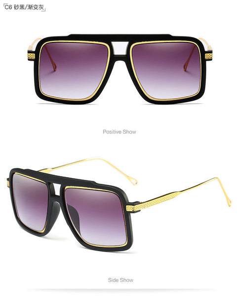 Designer Square Frame Sunglasses