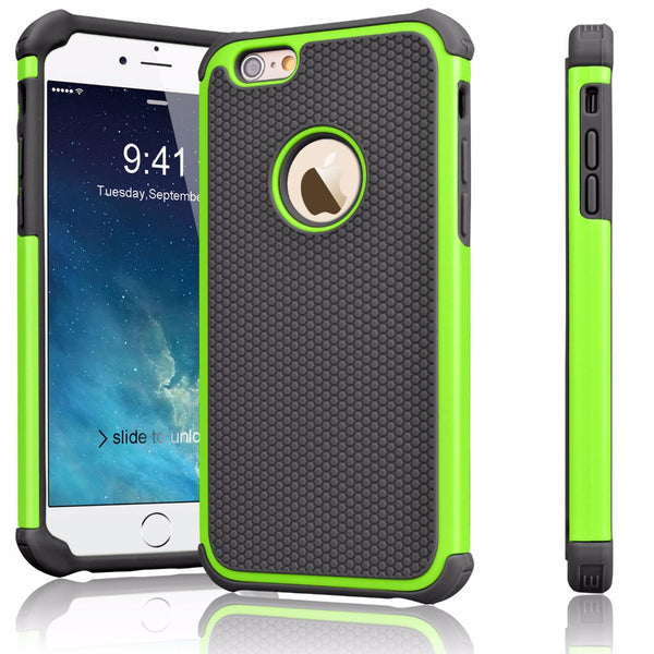 SuaGet 6 6S Case Shockproof Armor For iPhone 6 6s Plus Rugged Rubber Impact Defender Phone Case Cover