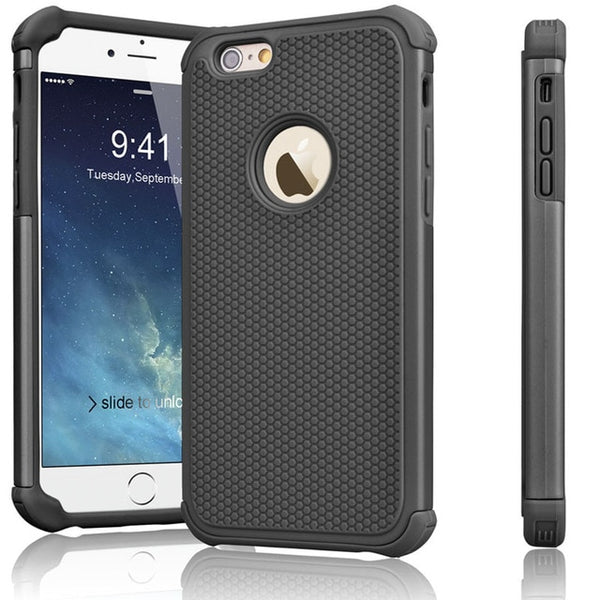 SuaGet 6 6S Case Shockproof Armor For iPhone 6 6s Plus Rugged Rubber Impact Defender Phone Case Cover