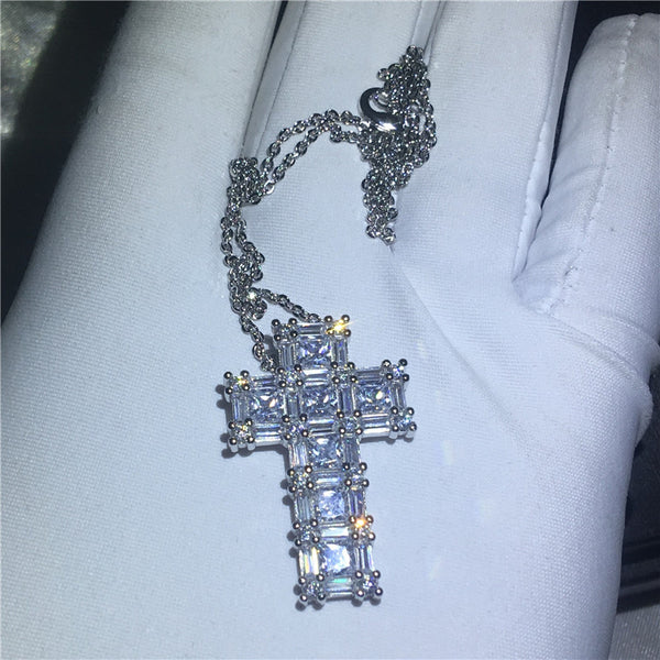 choucong Handmade Big Cross Pendant