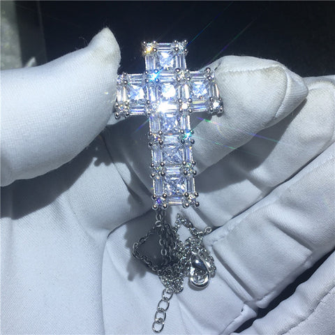 choucong Handmade Big Cross Pendant