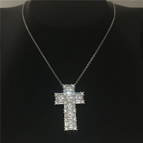 choucong Handmade Big Cross Pendant