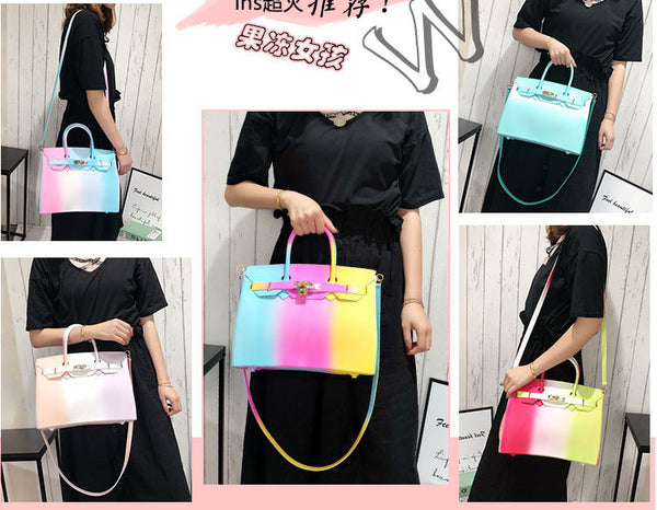 Silicone jelly luxury handbags