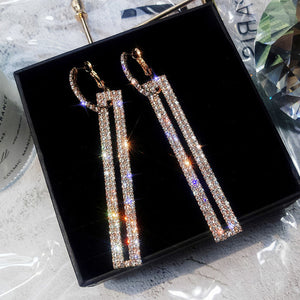 Fashion Long Geometric Drop Earrings