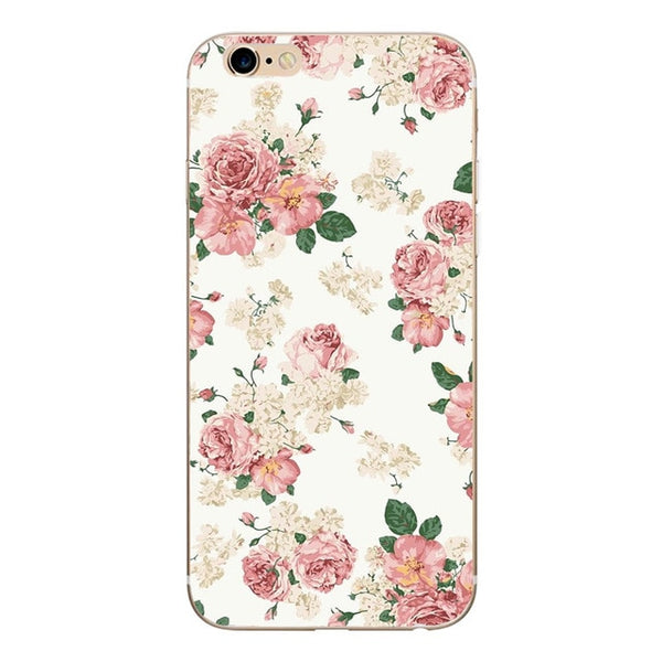 Silicon Soft For Cover iphone 7 se 5s 5 6s 6 8 Plus