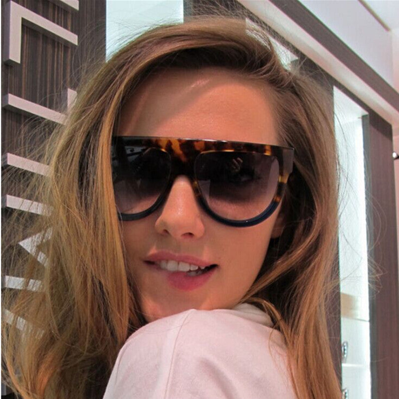 Oversize Shield Vintage Sunglasses