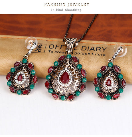 Bohemian Style Jewelry Sets Water Drop