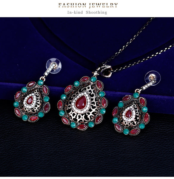 Bohemian Style Jewelry Sets Water Drop