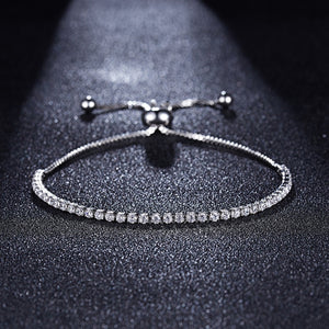 Rinhoo 2mm Iced Zircon Bracelet