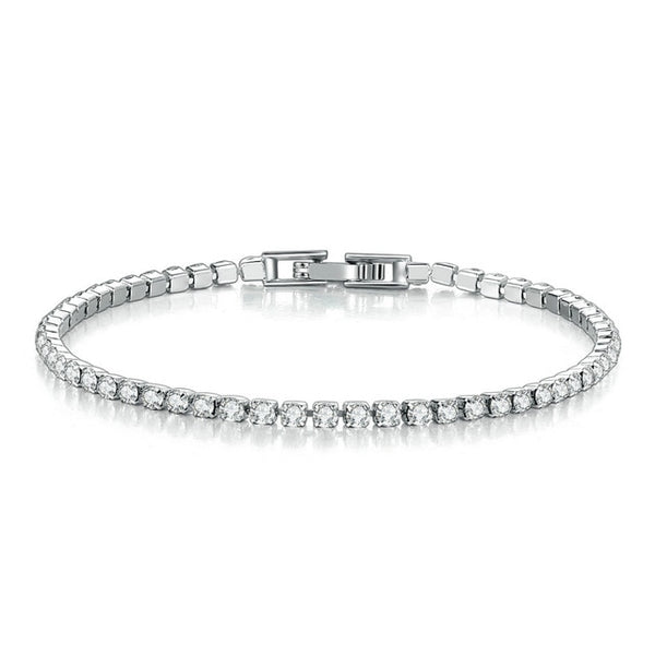 Fair Charming Single-layer Cubic Zircon Chain Bracelet