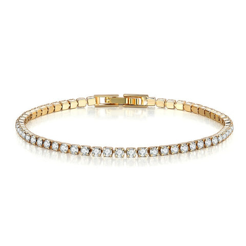 Fair Charming Single-layer Cubic Zircon Chain Bracelet