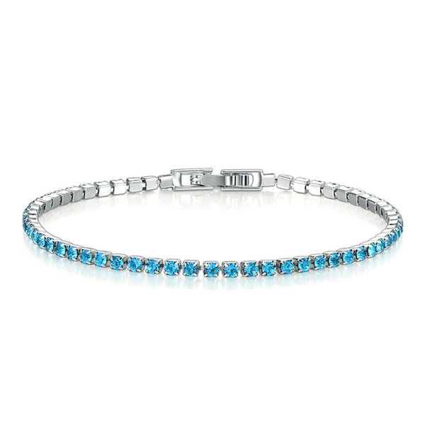 Fair Charming Single-layer Cubic Zircon Chain Bracelet