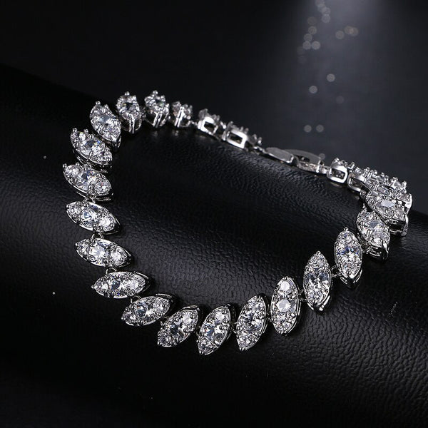 Marquise Cubic Zircon Bracelet