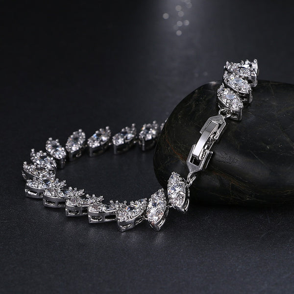 Marquise Cubic Zircon Bracelet