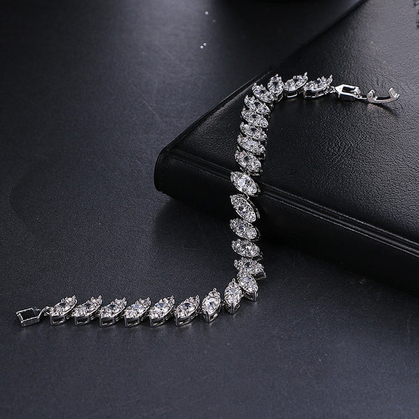 Marquise Cubic Zircon Bracelet