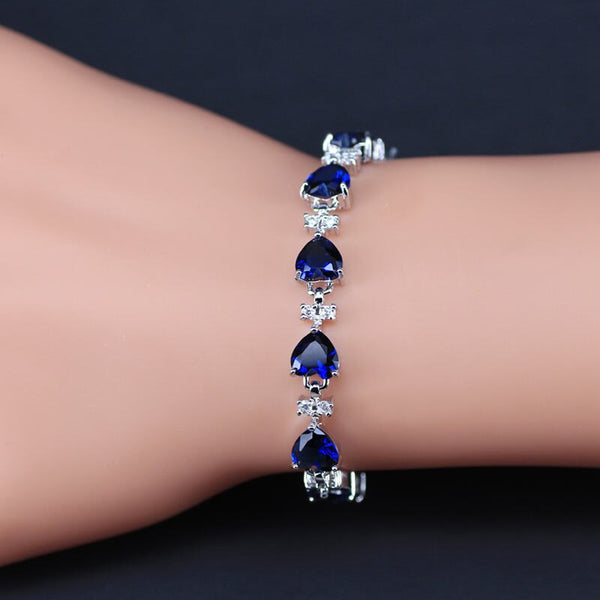 Heart Cubic Zircon  Bracelet