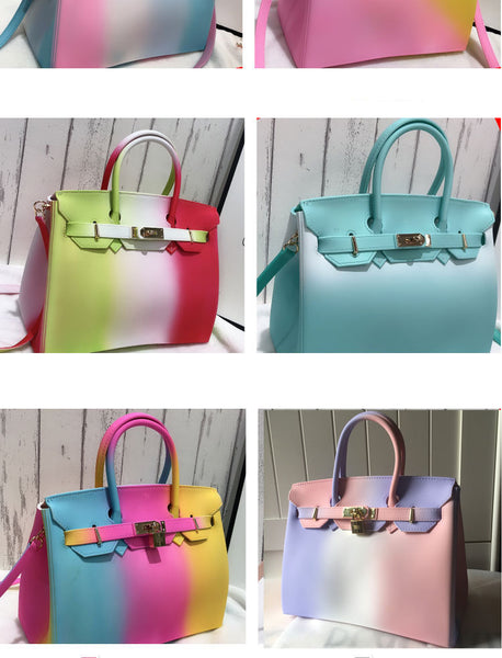 Silicone jelly luxury handbags