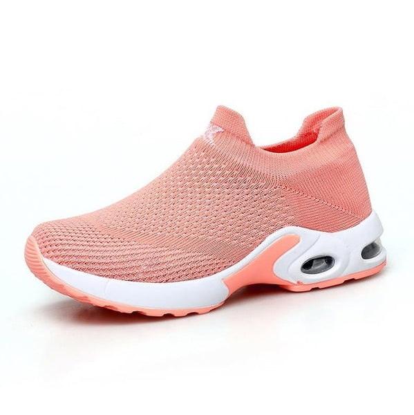 Women Plus Size Sneakers Stretch Flats Platform